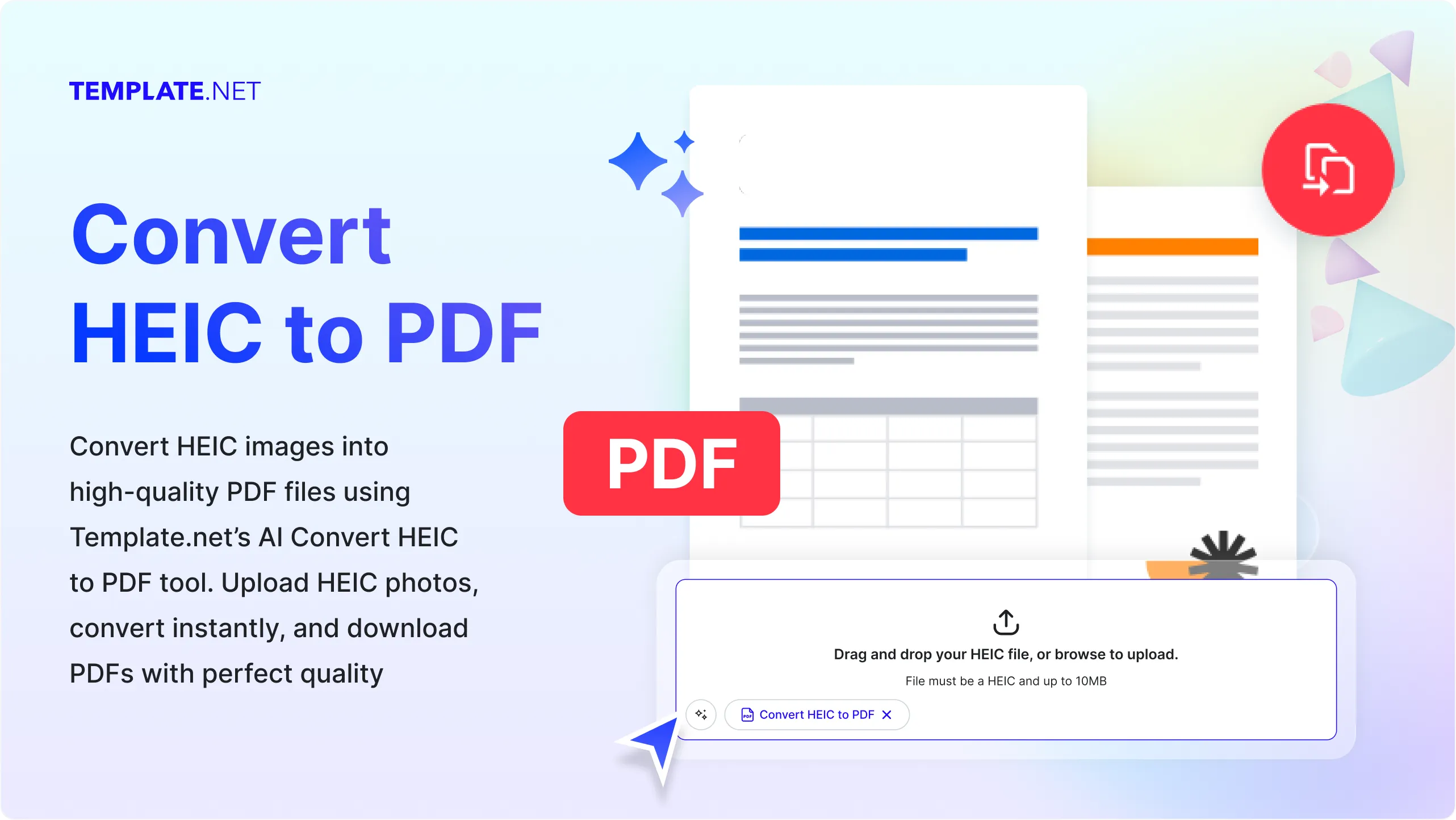 Free AI Convert HEIC to PDF , Convert HEIC Images to PDF Online